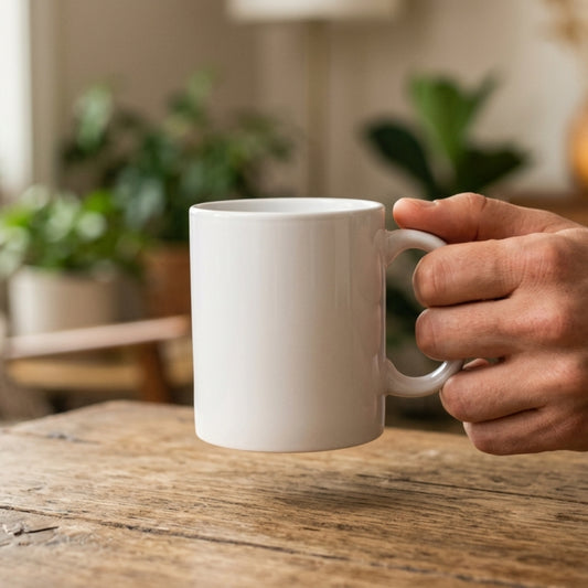 Tazón Sublimable 11 oz Blanco con Caja | Insumos para Sublimación y Personalización