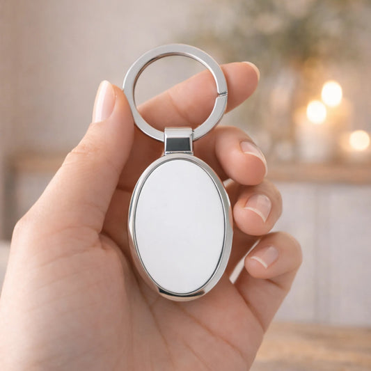Llavero Ovalado Sublimable Día de la Madre – Personalizable